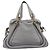 Chloé Chloe Paraty Hand Bag Leather 2way Gray Gold Auth 207091V - Jerrillo - vista 3