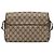GUCCI GG Supreme Web Sherry Line Bag PVC Beige Gold 164 02 084 Auth 207146 - Jerrillo - vista 3