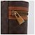 Céline CELINE Macadam Canvas Vanity Pouch PVC Brown Gold Auth 207156 - Jerrillo - vista 14