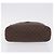 Céline CELINE Macadam Canvas Vanity Pouch PVC Brown Gold Auth 207156 - Jerrillo - vista 9