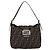 FENDI Zucca Canvas Mamma Baguette Shoulder Bag Brown Black 264260 Auth 208030 - Jerrillo - vista 2