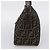 FENDI Zucca Canvas Mamma Baguette Shoulder Bag Brown Black 264260 Auth 208030 - Jerrillo - vista 5