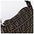 FENDI Zucca Canvas Mamma Baguette Shoulder Bag Brown Black 264260 Auth 208030 - Jerrillo - vista 6