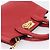 Salvatore Ferragamo Gancini Studio Bag Leather 2way Red Gold Auth 208047A - Jerrillo - vista 6