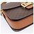 Céline CELINE Macadam Canvas Horse Carriage Bag PVC Leather Brown Gold Auth 208243 - Jerrillo - vista 11