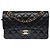 Sac CHANEL Timeless/Classique en Cuir Noir - 104068