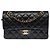 Sac CHANEL Timeless/Classique en Cuir Noir - 104068 - vue 14