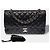 Borsa CHANEL Timeless/Classique in Pelle Nera - 104064 - vista 3