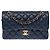 Borsa CHANEL Timeless/Classique in Pelle Blu Navy - 104049