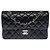 CHANEL Timeless/Classique Tasche aus schwarzem Leder - 104048 - Ansicht 13