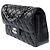 CHANEL Timeless/Classique Tasche aus schwarzem Leder - 104048 - Ansicht 5