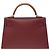 Hermès Sac HERMES Kelly Mini en Cuir Rouge - 104072 - vue 6