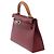 Hermès Sac HERMES Kelly Mini en Cuir Rouge - 104072 - vue 7