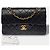 Borsa CHANEL Timeless/Classique in Pelle Nera - 104060 - vista 3