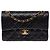 Borsa CHANEL Timeless/Classique in Pelle Nera - 104066 - vista 4