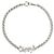 Pulsera de dijes plateada Yves Saint Laurent