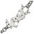 Pulsera de dijes plateada Yves Saint Laurent - vue 4