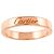 Anello Cartier C de in oro rosa 18K - vista 2