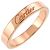 Anello Cartier C de in oro rosa 18K - vista 5