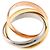 Bague Cartier Trinity en or 18K tricouleur - vue 4