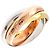 Bague Cartier Trinity en or 18K tricouleur - vue 5