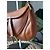 Bolsa Dior Saddle em couro castanho - vista 3
