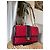 Borsa Chanel in Pelle Trapuntata Rossa e Bordeaux - vista 2