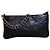 2003 Chanel Pochette con catena in lambskin goffrato e Camellia