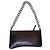 2003 Chanel Pochette con catena in lambskin goffrato e Camellia - vista 4