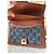 Gucci Dionysus Borsa Piccola in Denim GG Supreme e Pelle Marrone - vista 6