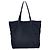 Prada Black Nylon Tote Shopper Bag mit Lederbesatz und silberner Hardware - Ansicht 3