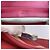 Chloé Mini mala crossbody de pega C em pele e camurça Raspberry Pink - vista 6