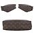 Louis Vuitton Vintage Canvas Monogram Trousse Toilette 28 Cosmetic Clutch - vista 4