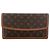 Louis Vuitton Pochette Dame GM Envelope Clutch in canvas monogram vintage