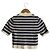 Autre Marque eimy istoire gestreiftes Strick-Cropped-Top - view 2