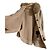 Autre Marque Sov Blue Fox Fur Ponte Poncho Mantel - Ansicht 4