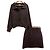 Autre Marque Fray I.D Raccoon Double Face Polo Pullover Strick-Minirock-Set