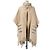 Autre Marque Cappotto Poncho in Lana e Cashmere Herno A-Shape
