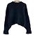 Autre Marque United Arrows Pullover de malha com gola redonda e tranças