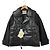 Autre Marque AVIREX Belle Leder-Bikerjacke