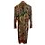 Leonard Kleid mit Paisley-Print, Stehkragen und Gürtel - Ansicht 3