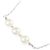 Autre Marque Collar de perlas Akoya en oro blanco Au750 - vista 3