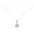 Autre Marque Collar Au750 Flower Diamond