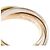 Anello Cartier Trinity Tre Oro Misura 10 - vista 4
