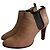 Bottines en cuir Lanvin en Bleu