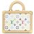 Borsa Louis Vuitton Petite Valise in canvas rivestito - vista 2