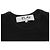Autre Marque Camiseta negra de algodón COMME DES GARÇONS PLAY - vista 5