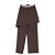 Autre Marque Weite braune Hose - Ansicht 2