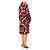 Gucci Set giacca e gonna in seta con stampa geometrica e a pois - taglia M - vista 2