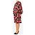 Gucci Set giacca e gonna in seta con stampa geometrica e a pois - taglia M - vista 3